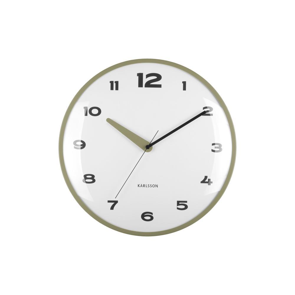 Present Time Karlsson Wall Clock Brisk Dome